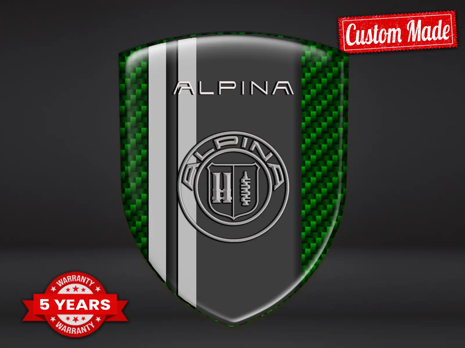 Alpina Autoaufkleber Stern Professionell Stabil